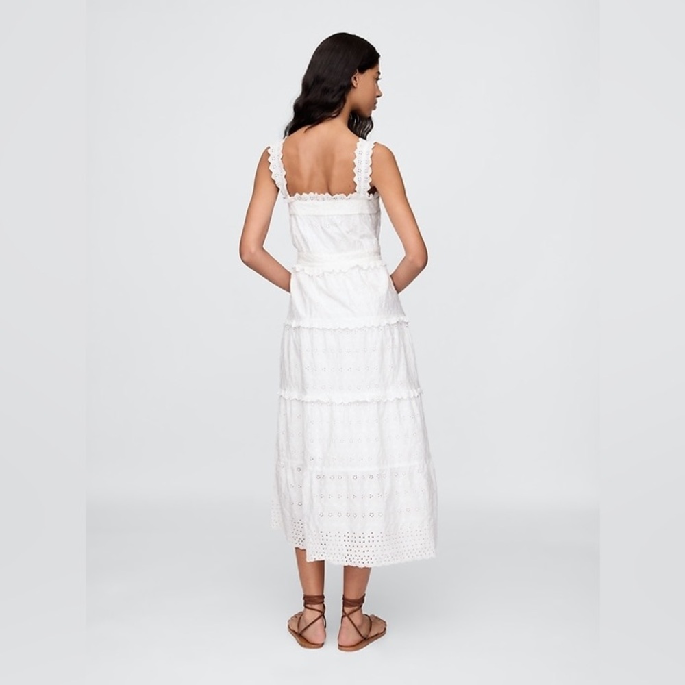White Eyelet Midi Sundress - Brand: - Picture 8 of 13